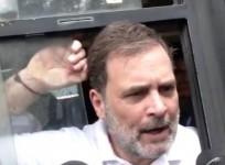 Delhi Police detain Rahul Gandhi, INDIA bloc MPs during protest march to ECI