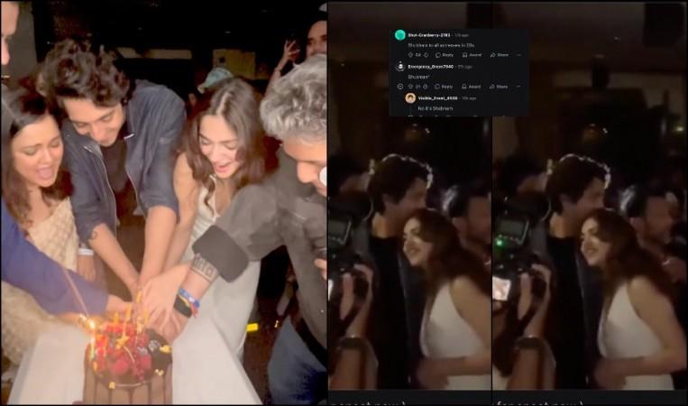 Saiyaara Success Bash: Ahaan Panday kisses Aneet; feeds her cake; fans say 'beginning of a relationship' Saiyaara Success Bash: Ahaan Panday kisses Aneet; feeds her cake; fans say 'beginning of a relationship'