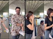 Aamir Khan greets paps with salaam as girlfriend Gauri Spratt hides face while jetting off for vacation