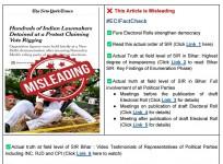 'Misleading': ECI on NYT report on Opposition parties' claims over voter list manipulation