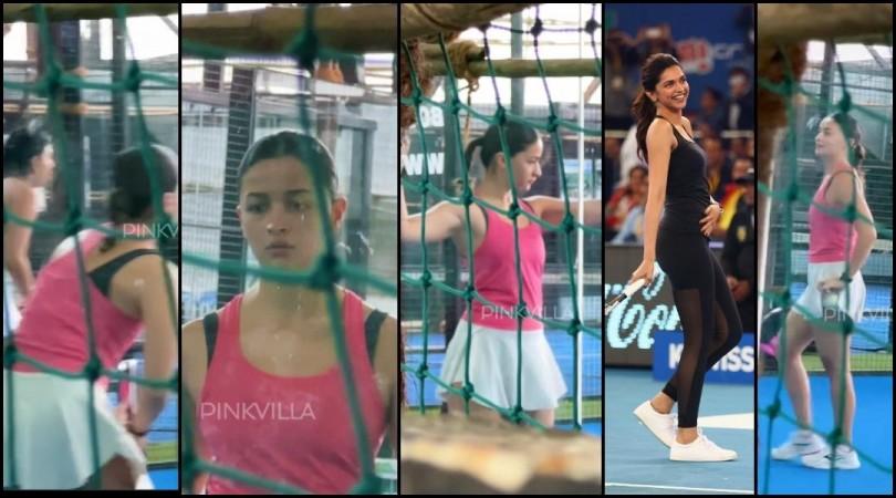 Alia Bhatt sweats it out on Paddle Ball court; netizens say 'she is copying Deepika Padukone' Alia Bhatt sweats it out on Paddle Ball court; netizens say 'she is copying Deepika Padukone'