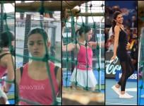 Alia Bhatt sweats it out on Paddle Ball court; netizens say 'she is copying Deepika Padukone'