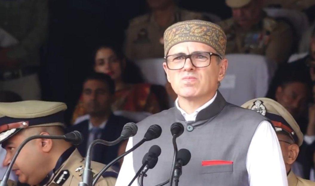 At I-Day parade in Srinagar, CM Omar Abdullah pitches for statehood restoration