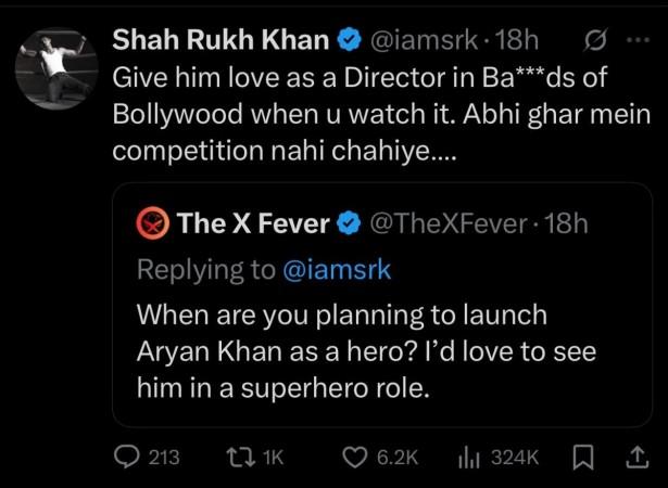 Aryan Khan's The Ba***ds of Bollywood teaser: Netizens go gaga over Aryan Khan's uncanny resemblance to SRK; say even his voice matches Aryan Khan's The Ba***ds of Bollywood teaser: Netizens go gaga over Aryan Khan's uncanny resemblance to SRK; say even his voice matches