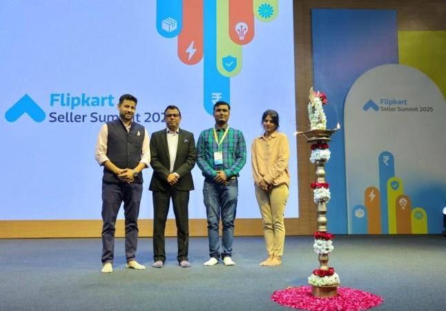 Rajneesh Kumar, Chief Corporate Affairs Officer, and Kapil Thirani, Vice President and Head of Marketplace attend Flipkart Seller Summit in Delhi. Rajneesh Kumar, Chief Corporate Affairs Officer, and Kapil Thirani, Vice President and Head of Marketplace