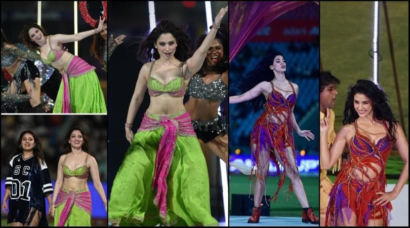 Tamannaah Bhatia, Disha Patani groove to sensuous B-town item numbers at Cricket League in Lucknow; fans call it vulgar and cringeworthy act