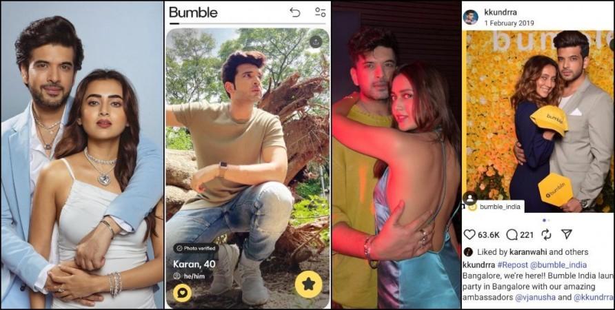 Girlfriend Tejasswi Prakash reacts to BF Karan Kundrra's profile on dating app Bumble