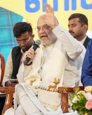 Amit Shah accuses INDIA bloc's VP nominee of supporting 'Maoism' Amit Shah accuses INDIA bloc's VP nominee of supporting 'Maoism'