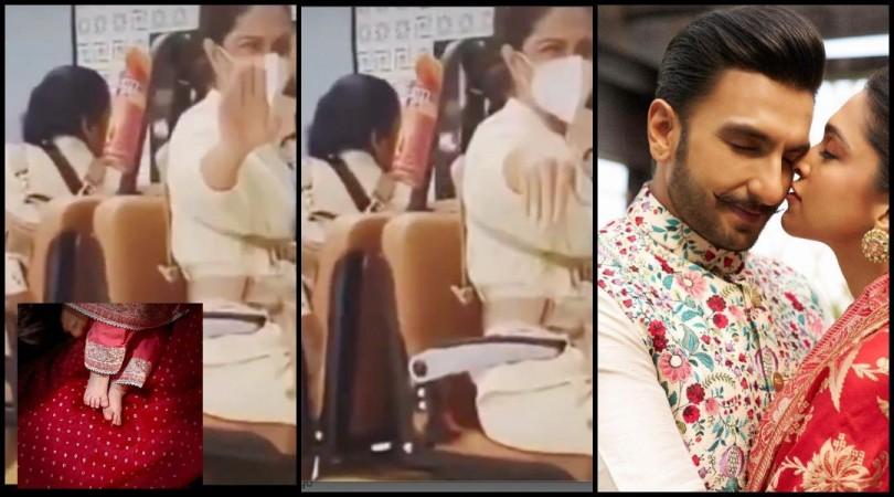 Leaked! Deepika gets angry as fan records daughter Dua; netizens say she is carbon copy of dad Ranveer Singh Leaked! Deepika gets angry as fan records daughter Dua; netizens say she is carbon copy of dad Ranveer Singh