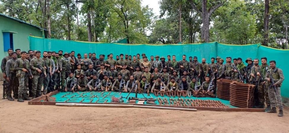Major Maoist Arms Cache Seized in Chhattisgarh Major Maoist Arms Cache Seized in Chhattisgarh
