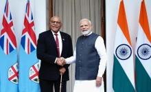 PM Modi holds delegation-level talks with Fijian PM Rabuka at Hyderabad House
