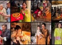 Ganesh Chaturthi 2025: Salman–Salim Khan perform Aarti; Kareena Kapoor Khan criticised for writing Son Jeh's name near Ganesh Idol; netizens say 'What kind of Muslims are they?'