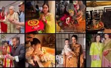 Ganesh Chaturthi 2025: Salman–Salim Khan perform Aarti; Kareena Kapoor Khan criticised for writing Son Jeh's name near Ganesh Idol; netizens say 'What kind of Muslims are they?'