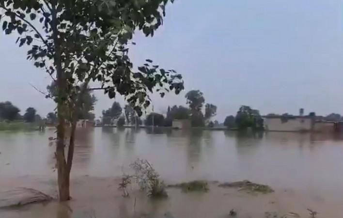 Punjab flood: Thousands spend night on rooftops; await relief material Punjab flood: Thousands spend night on rooftops; await relief material