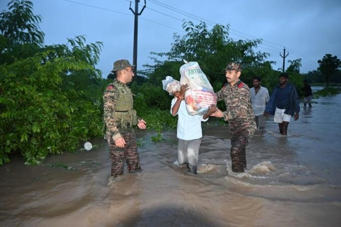 Indian Army's Heroic Flood Relief Operations in North India Indian Army's Heroic Flood Relief Operations in North India