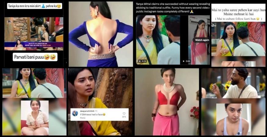 BB 19: Sanskari Tanya Mittal claims she never exposed her body; netizens dig up bold reels in bralettes, ex-BF Balraj Singh calls her 'fake' BB 19: Sanskari Tanya Mittal claims she never exposed her body; netizens dig up bold reels in bralettes, ex-BF Balraj Singh calls her 'fake'
