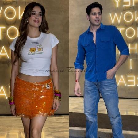 Param Sundari: Janhvi Kapoor's fans spot love bite; gets trolled for wearing bold orange mini skirt with bangles Param Sundari: Janhvi Kapoor's fans spot love bite; gets trolled for wearing bold orange mini skirt with bangles