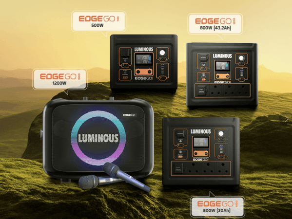 Luminous Edge Go series launched in India Luminous Edge Go series launched in India