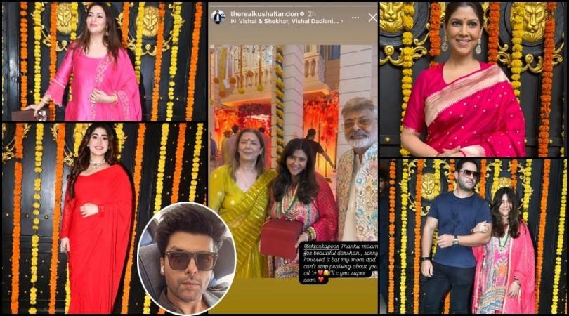 Ekta Kapoor poses arm-in-arm with mystery man; Kushal Tandon's parents meet ex-girlfriend Shivangi Joshi at Ganpati lunch Ekta Kapoor poses arm-in-arm with mystery man; Kushal Tandon's parents meet ex-girlfriend Shivangi Joshi at Ganpati lunch