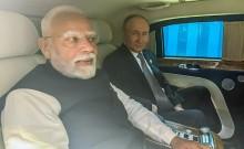 Bonhomie on display as PM Modi, Putin travel in same car