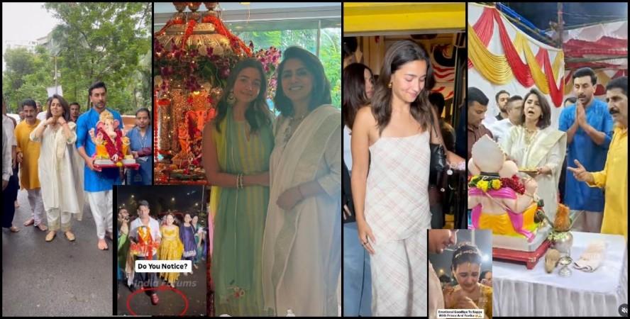 Neetu Kapoor trolled for wearing footwear during Ganesha's aarti; Alia Bhatt skips visarjan for dinner with sister Shaheen Neetu Kapoor trolled for wearing footwear during Ganesha's aarti; Alia Bhatt skips visarjan for dinner with sister Shaheen