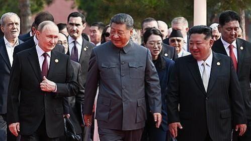 North Korea's Kim Jong-un joins Putin and Xi at military parade, first such gathering in 66 years North Korea's Kim Jong-un joins Putin and Xi at military parade, first such gathering in 66 years