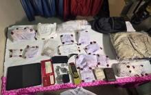 Drugs and other items recovered from arrested drug traffickers Recovery