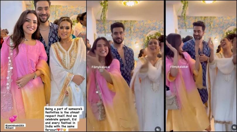 'Stop bullying people in name of religion': Aly Goni trolled for not chanting 'Ganpati Bappa Morya' despite GF Jasmine's insistence; Nia Sharma comes to rescue 'Stop bullying people in name of religion': Aly Goni trolled for not chanting 'Ganpati Bappa Morya' despite GF Jasmine's insistence; Nia Sharma comes to rescue