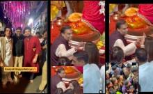 Shiv Sena's Rahool Kanal, linked to Habitat attack, organises Lalbaugcha Raja darshan for Balraj Ghai & Samay Raina; Mukesh Ambani applies tilak on Nita Ambani