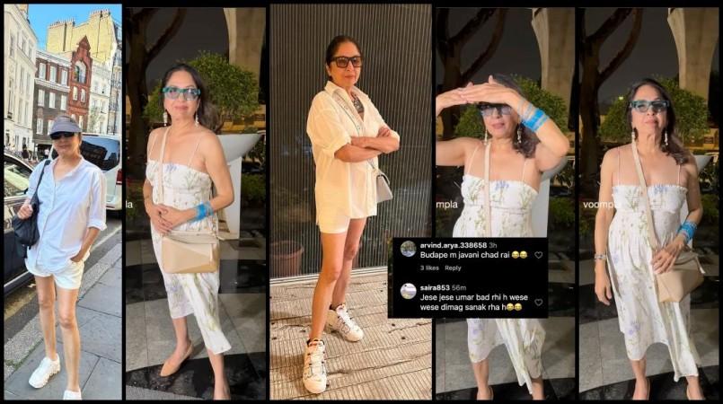 Neena Gupta goes bold in noodle-strap dress, faces trolls for 'age-defying' style Neena Gupta goes bold in noodle-strap dress, faces trolls for 'age-defying' style