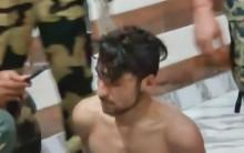 A Pakistan intruder under the custody of Border Security Force Pak intruder