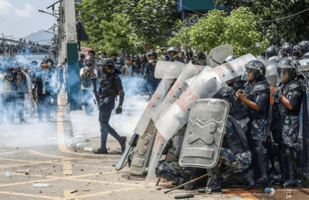 Curfew reimposed in Kathmandu Valley, Agriculture Minister resigns Curfew reimposed in Kathmandu Valley, Agriculture Minister resigns