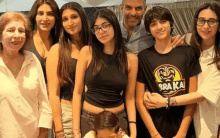 Sunjay Kapur- Karisma Kapoor- Priya Sachdev and kids