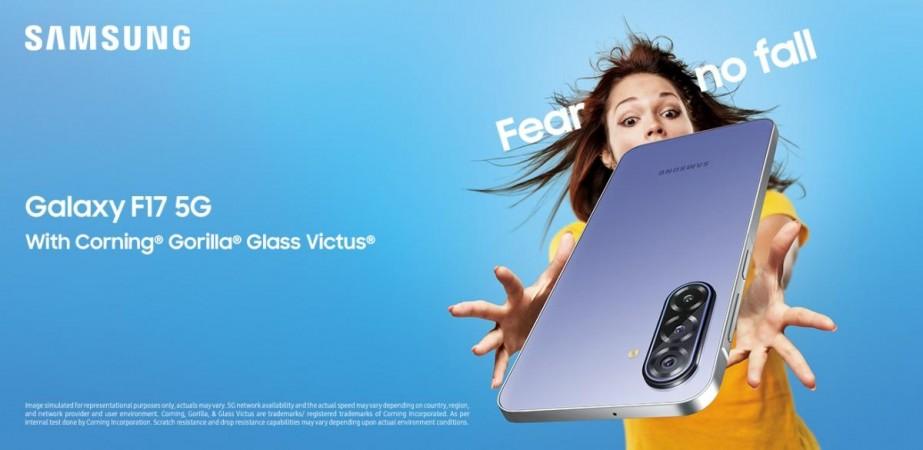 Samsung launches Galaxy F17 5G in India as slimmest in its segment at 7.5mm Samsung launches Galaxy F17 5G in India as slimmest in its segment at 7.5mm