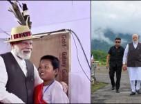 PM Modi braves rain, meets Manipur violence victims in Churachandpur; lays foundation for projects