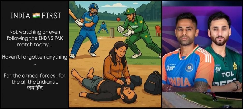 'Nation first, don't switch on your TVs': Boycott India vs Pakistan match trends on social media; BCCI plans 'Invisible Boycott' of today's clash 'Nation first, don't switch on your TVs': Boycott India vs Pakistan match trends on social media; BCCI plans 'Invisible Boycott' of today's clash