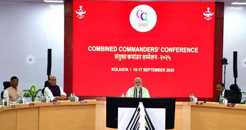PM Modi inaugurates 16th Combined Commanders' Conference PM Modi inaugurates 16th Combined Commanders' Conference