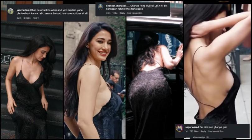 'Shameless, unbothered': Disha Patani drops sensuous photos, flaunts plunging neckline in risque outfit on Instagram a day after firing at her UP house 'Shameless, unbothered': Disha Patani drops sensuous photos, flaunts plunging neckline in risque outfit on Instagram a day after firing at her UP house