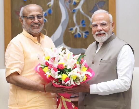 Vice President Radhakrishnan wishes long, healthy life to PM Modi on his birthday Vice President Radhakrishnan wishes long, healthy life to PM Modi on his birthday