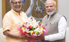 Vice President Radhakrishnan wishes long, healthy life to PM Modi on his birthday