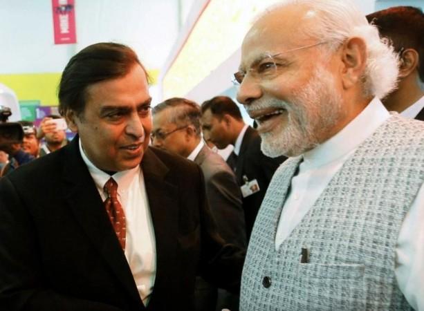 God sent PM Modi as 'avatar purush' to lead India: Mukesh Ambani God sent PM Modi as 'avatar purush' to lead India: Mukesh Ambani