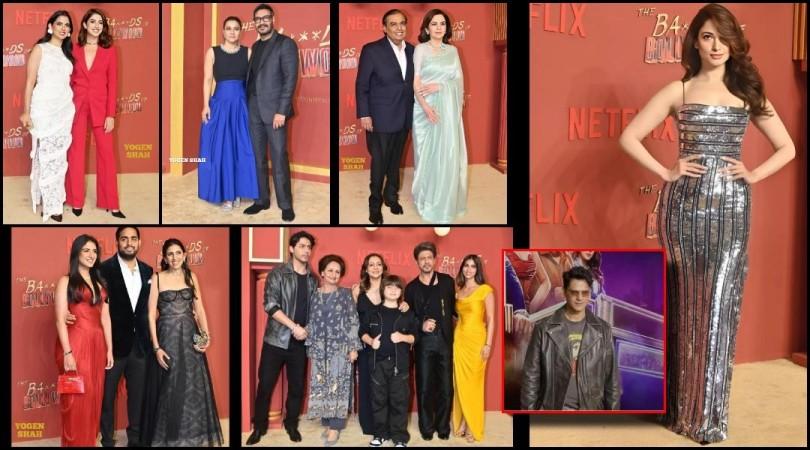 Ba***ds of Bollywood: Nita-Mukesh Ambani hold hands; Akash Ambani skips; exes Tamannaah Bhatia- Vijay Varma  attend screening of Aryan Khan's web show