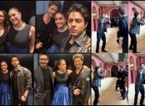 Ba***ds Of Bollywood Screening : Aryan Khan clicks papa SRK as he poses with paps; Kajol drops unseen pics with Khan-daan