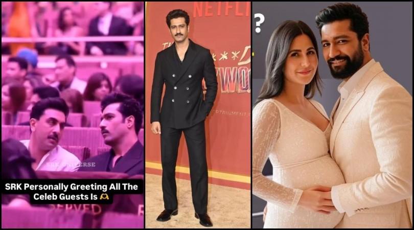 Bads of Bollywood screening: Vicky Kaushal makes solo appearance, bonds with Ranbir Kapoor; netizens say 'Katrina is pregnant' Bads of Bollywood screening: Vicky Kaushal makes solo appearance, bonds with Ranbir Kapoor; netizens say 'Katrina is pregnant'