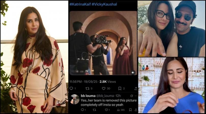 Viral: Katrina Kaif flaunts baby bump amid pregnancy rumours; fans awaiting official announcement Viral: Katrina Kaif flaunts baby bump amid pregnancy rumours; fans awaiting official announcement