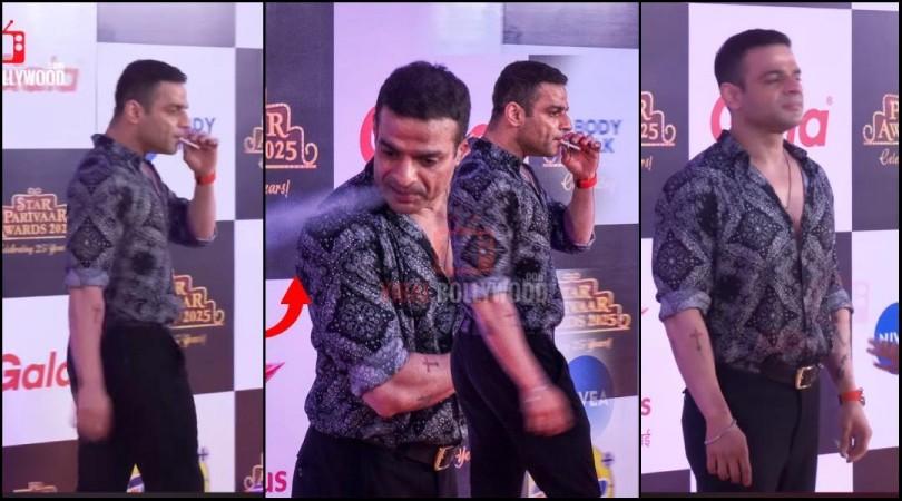 'Disrespectful, arrogant': Karan Patel smokes on the red carpet of Star Parivaar Awards 2025; gets trolled 'Disrespectful, arrogant': Karan Patel smokes on the red carpet of Star Parivaar Awards 2025; gets trolled