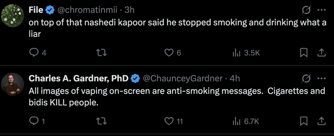 NHRC seeks action over Ranbir Kapoor's vaping scene in Aryan Khan's Bads of Bollywood; fans call him out for lying about quitting smoking NHRC seeks action over Ranbir Kapoor's vaping scene in Aryan Khan's Bads of Bollywood; fans call him out for lying about quitting smoking