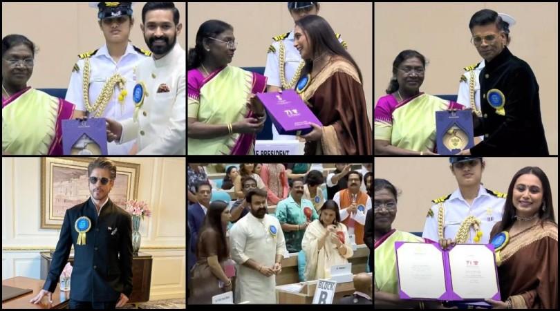 71st National Film Awards: Mohanlal gets emotional, Rani Mukerji interacts with President Murmu; KJo & Vikrant Massey beam with joy 71st National Film Awards: Mohanlal gets emotional, Rani Mukerji interacts with President Murmu; KJo & Vikrant Massey beam with joy