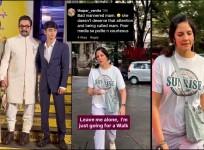 'Leave..': Aamir Khan's Girlfriend Gauri Spratt snaps at paparazzi as they film her during an evening stroll; netizens call her rude