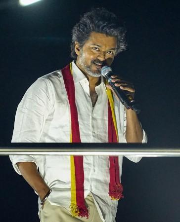 Actor Vijay Declares ₹20 Lakh Aid to Families of Karur Stampede Victims Actor Vijay Declares ₹20 Lakh Aid to Families of Karur Stampede Victims